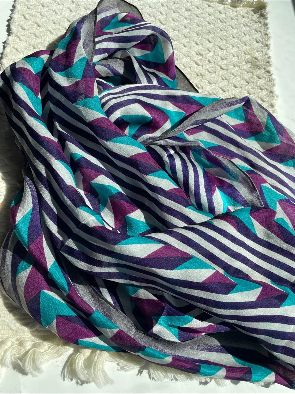VTG JONES NY SILK SCARF